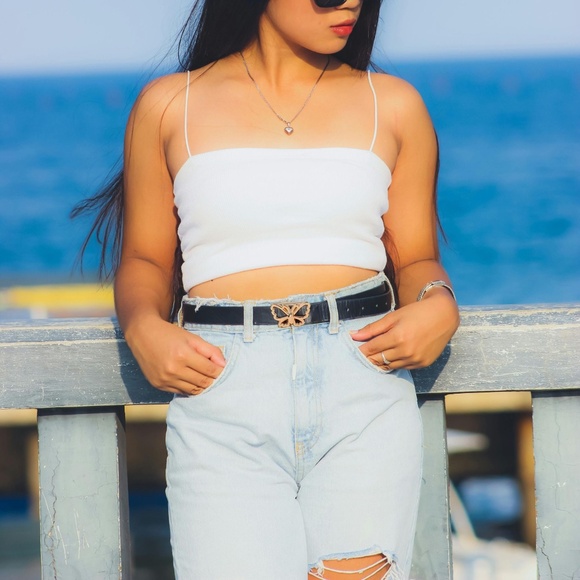 3 Pack Designer Women's Leather Belts for Dresses, Jeans, & Stylish Pants - Picture 6 of 7